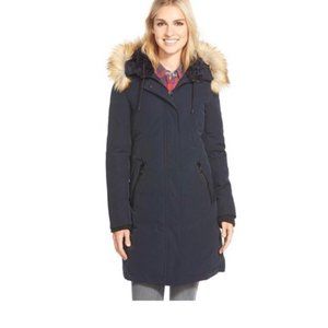 Vince Camuto Down & Feather Fill Parka w/ Faux Fur
